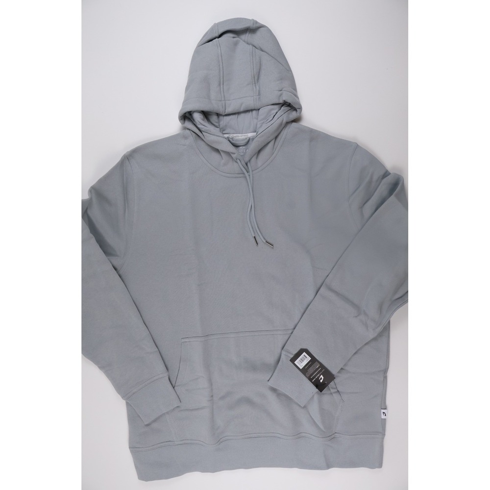 Champro Hoodie Sweatshirt Adult XL Gray Fleece Pullover Athletic Gym Casual